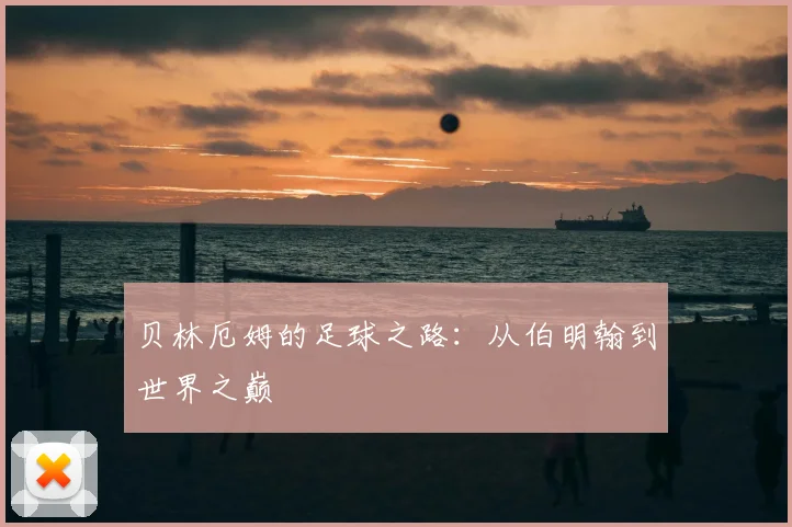 贝林厄姆的足球之路:从伯明翰到世界之巅